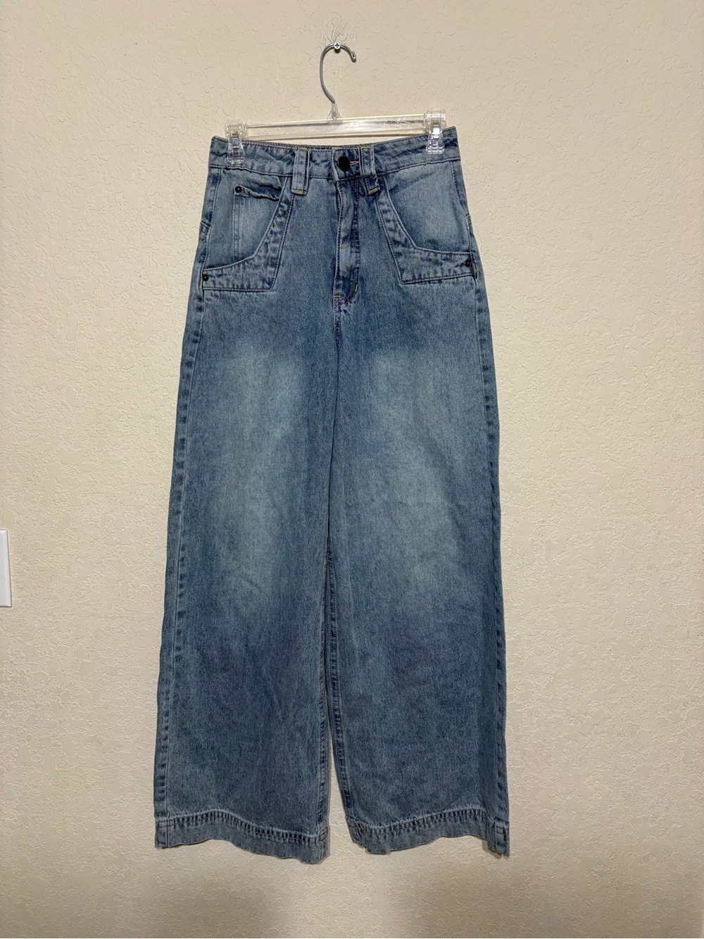 Alab vintage skater Relaxed Wide-Leg High-Waist Jeans 90’s